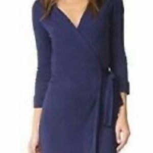 Diane von Furstenberg New Julian Two Stretch-Jersey Wrap Dress size 8